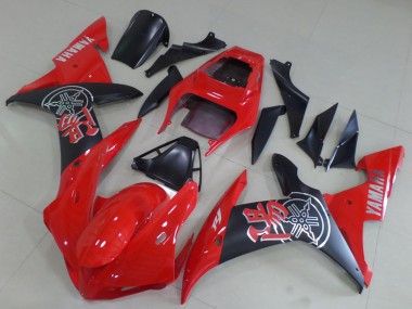 Descuento Carenados Moto Yamaha YZF R1 2002-2003 - Rojo Negro Mate