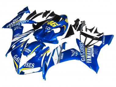 Descuento Carenados Moto Yamaha YZF 1000 R1 2004-2006 - Azul Blanco Amarillo Motul Gauloises 46