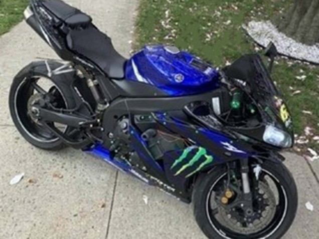 Descuento Carenados Moto Yamaha YZF 1000 R1 2004-2006 - Azul Negro Amarillo Verde Monstruo Yamalube ENEOS 69