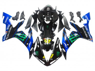 Descuento Carenados Moto Yamaha YZF 1000 R1 2004-2006 - Azul Negro Amarillo Verde Monstruo Yamalube ENEOS 69