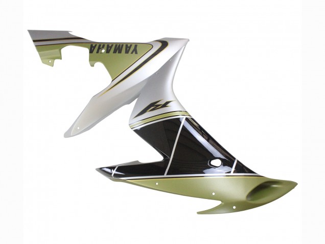 Descuento Carenados Moto Yamaha YZF 1000 R1 2004-2006 - Oro Claro Blanco Negro Brillante