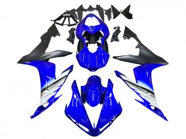Descuento Carenados Moto Yamaha YZF 1000 R1 2004-2006 - Azul Blanco Negro Mate
