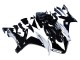 Descuento Carenados Moto Yamaha YZF 1000 R1 2004-2006 - Negro Brillante Blanco Motul
