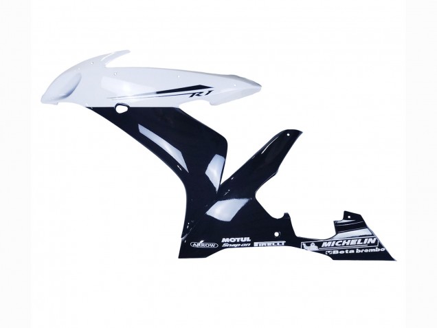 Descuento Carenados Moto Yamaha YZF 1000 R1 2004-2006 - Negro Brillante Blanco Motul