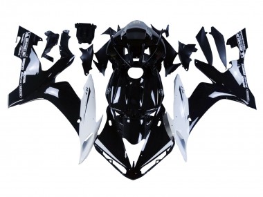 Descuento Carenados Moto Yamaha YZF 1000 R1 2004-2006 - Negro Brillante Blanco Motul