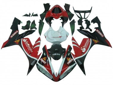 Descuento Carenados Moto Yamaha YZF 1000 R1 2004-2006 - Rojo Blanco Negro Verde Volvo Jika Fimer Santander
