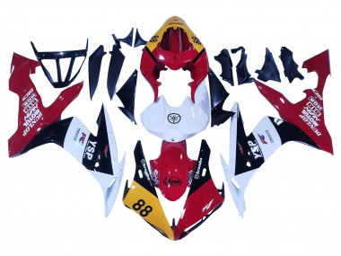 Descuento Carenados Moto Yamaha YZF 1000 R1 2004-2006 - Amarillo Rojo Blanco Negro YSP 88