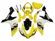 Descuento Carenado Moto Yamaha YZF 1000 R1 2007-2008 - Amarillo Blanco Negro