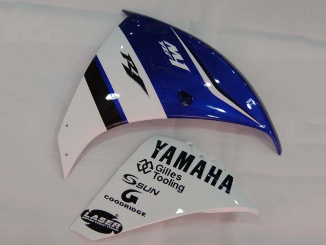 Descuento Carenados Moto Yamaha YZF 1000 R1 2009-2011 - Blanco Azul Negro M1