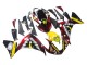 Descuento Carenados Moto Yamaha YZF 1000 R1 2009-2011 - Rojo Amarillo Negro Tiburón 46
