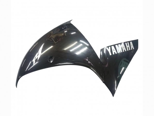 Descuento Carenados Moto Yamaha YZF 1000 R1 2009-2011 - Negro Brillante Blanco Calcomanía
