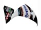 Descuento Carenados Moto Yamaha YZF 1000 R1 2009-2011 - Negro Brillante Blanco Rojo Volvo Fimer Yamalube 87