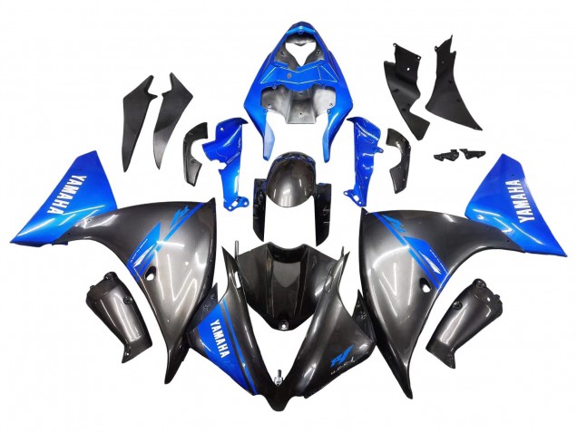 Descuento Carenados Moto Yamaha YZF 1000 R1 2012-2014 - Azul Negro Brillante
