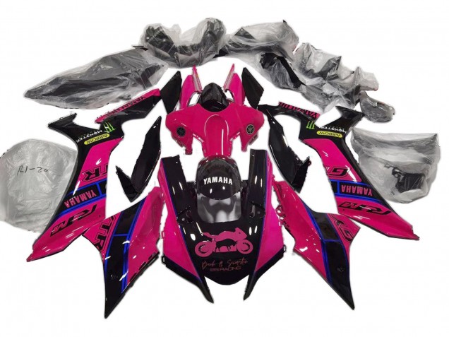 Descuento Carenados Moto Yamaha YZF 1000 R1 2020-2025 - Rosa Negro Azul