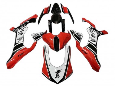 Descuento Carenado Moto Yamaha YZF 1000 R1 2020-2025 - Blanco Rojo Negro