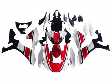 Descuento Carenado Moto Yamaha YZF 1000 R1 2020-2025 - Blanco Rojo Negro Brillante