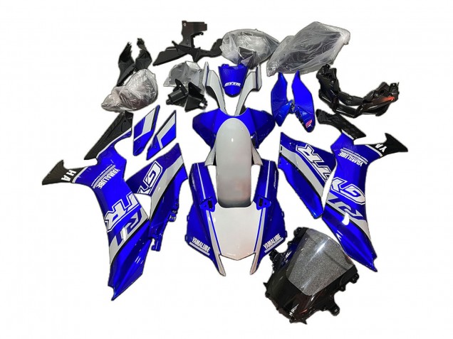 Descuento Carenados Moto Yamaha YZF 1000 R1 2020-2025 - Blanco Azul Negro Brillante GYTR Yamalube