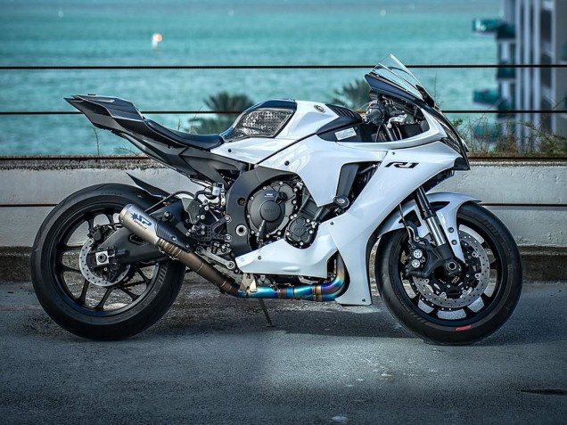 Descuento Carenado Moto Yamaha YZF 1000 R1 2020-2025 - Blanco
