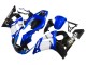 Descuento Carenados Moto Yamaha YZF 600 R6 1998-2002 - Blanco Azul Negro Brillante