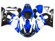 Descuento Carenados Moto Yamaha YZF 600 R6 1998-2002 - Blanco Azul Negro Brillante