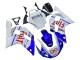 Descuento Carenados Moto Yamaha YZF 600 R6 1998-2002 - Blanco Azul Rojo Fiat 99