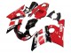 Descuento Carenado Moto Yamaha YZF 600 R6 1998-2002 - Rojo Blanco Negro Brillante