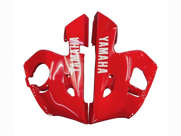 Descuento Carenado Moto Yamaha YZF 600 R6 1998-2002 - Rojo Blanco Negro Brillante