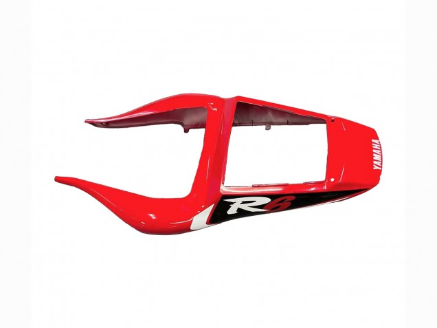 Descuento Carenado Moto Yamaha YZF 600 R6 1998-2002 - Rojo Blanco Negro Brillante