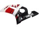 Descuento Carenados Moto Yamaha YZF 600 R6 1998-2002 - Blanco Rojo Negro Brillante