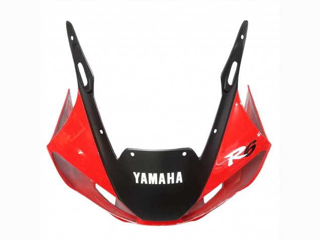 Descuento Carenados Moto Yamaha YZF 600 R6 1998-2002 - Blanco Rojo Negro Brillante