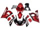 Descuento Carenados Moto Yamaha YZF 600 R6 1998-2002 - Rojo Blanco Negro Brillante