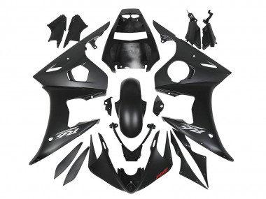 Descuento Carenados Moto Yamaha YZF R6 2003-2004 - Negro Mate