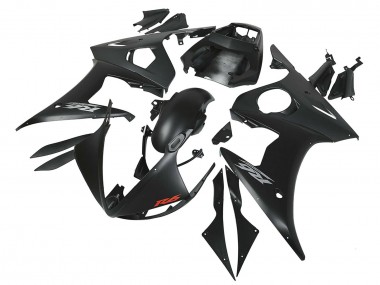 Descuento Carenados Moto Yamaha YZF R6S 2006-2009 - Negro Mate