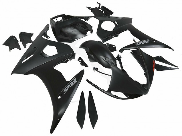 Descuento Carenados Moto Yamaha YZF R6S 2006-2009 - Negro Mate