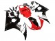 Descuento Carenados Moto Yamaha YZF R6S 2006-2009 - Rojo Blanco Negro Brillante