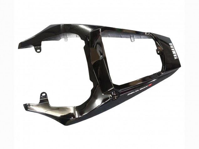 Descuento Carenados Moto Yamaha YZF R6 2003-2004 - Negro Brillante Negro Mate Blanco Calcomanías