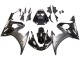 Descuento Carenados Moto Yamaha YZF R6 2003-2004 - Negro Brillante Negro Mate Blanco Calcomanías
