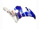 Descuento Carenados Moto Yamaha YZF R6 2003-2004 - Blanco Azul Fiat Motul Kastinee