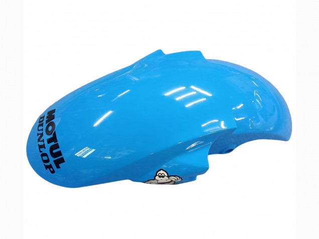 Descuento Carenados Moto Yamaha YZF R6S 2006-2009 - Blanco Azul Verde Rojo Kastinee Dunlop Motul
