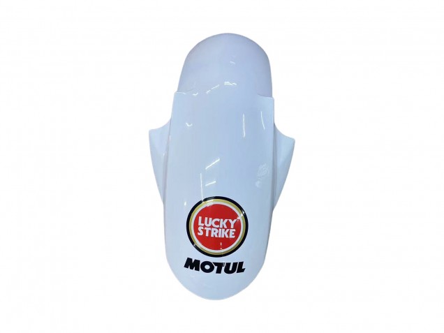 Descuento Carenados Moto Yamaha YZF R6 2003-2004 - Blanco Rojo Lucky Strike Motul