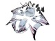 Descuento Carenados Moto Yamaha YZF R6S 2006-2009 - Blanco Dark Negro Llama