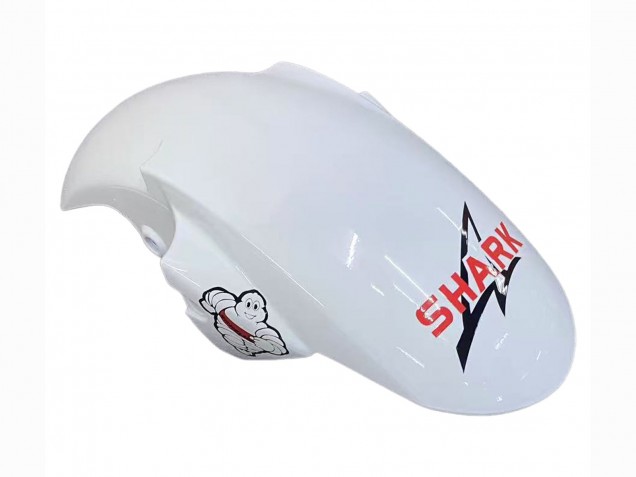 Descuento Carenados Moto Yamaha YZF R6S 2006-2009 - Blanco Dark Negro Llama