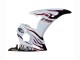 Descuento Carenados Moto Yamaha YZF R6S 2006-2009 - Blanco Dark Negro Llama