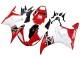 Descuento Carenado Moto Yamaha YZF R6S 2006-2009 - Blanco Rojo Negro Brillante