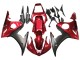 Descuento Kits Carenado Moto Yamaha YZF R6S 2006-2009 - Rojo Negro Mate