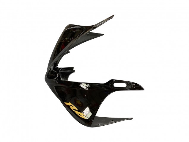 Descuento Carenados Moto Yamaha YZF R6S 2006-2009 - Negro Brillante Negro Mate Oro Calcomanías