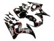 Descuento Carenados Moto Yamaha YZF R6 2003-2004 - Negro Brillante Rojo Blanco Lucky Strike Motul