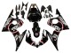 Descuento Carenados Moto Yamaha YZF R6S 2006-2009 - Negro Brillante Rojo Blanco Lucky Strike Motul