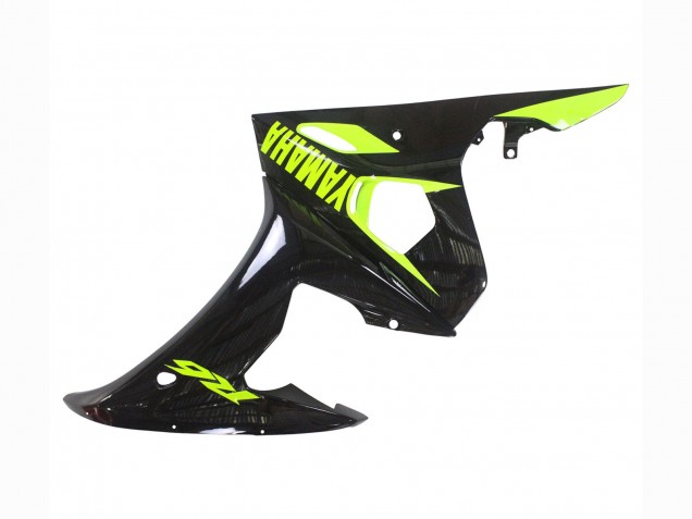 Descuento Carenados Moto Yamaha YZF R6 2003-2004 - Negro Brillante Neon Amarillo