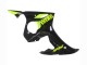 Descuento Carenados Moto Yamaha YZF R6 2003-2004 - Negro Brillante Neon Amarillo